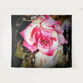 恋は開花結婚の背景 タペストリー (正面(横))