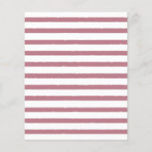 恋は開花 | フローラのブライダルシャワー招待 (裏面)