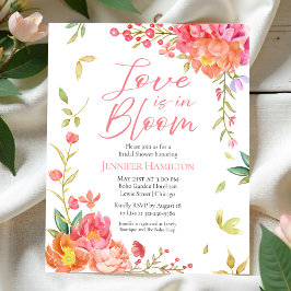 恋は開花 | フローラのブライダルシャワー招待