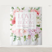 恋は開花 | フローラブライダルシャワーバックドロップ タペストリー (正面)