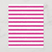 恋は開花 | ブライダルシャワー予算招待状 (裏面)