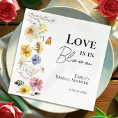 恋は開花 | ワイルドフラワーブライダルシャワー スタンダードカクテルナプキン