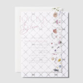 恋は開花 | ワイルドフラワーボホブライダルシャワー ベラム紙招待状 (オフセット (招待状))