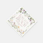 恋は開花 | 水彩フローラブライダルシャワー スタンダードカクテルナプキン (角)