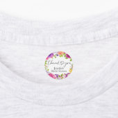 恋は開花 | 水彩フローラブライダルシャワー ラベル (貼付)