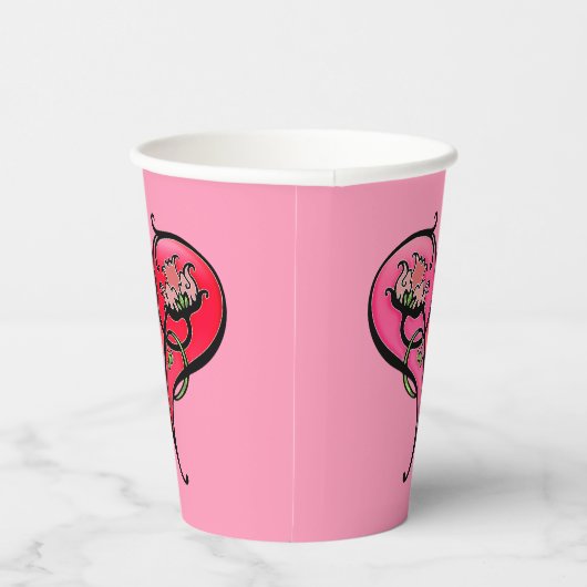 恋は開花 紙コップ (右)
