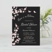 恋は開花 | QRコードレジストリブライダルシャワー 招待状 (スタンド正面)