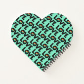 恋は間違いないレインボーLGBTQプライド月 ノートブック (裏面)