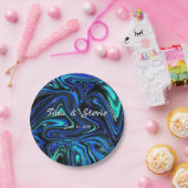 恋は青 ペーパープレート (パーティー)