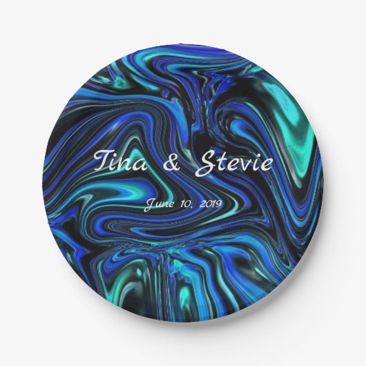 恋は青 ペーパープレート (正面)