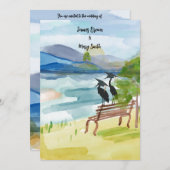 恋は飛び結婚去る 招待状 (正面/裏面)