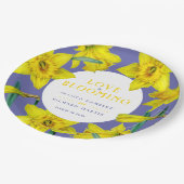 恋は黄色い春の結婚式 ペーパープレート (アングル)