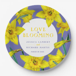 恋は黄色い春の結婚式 ペーパープレート