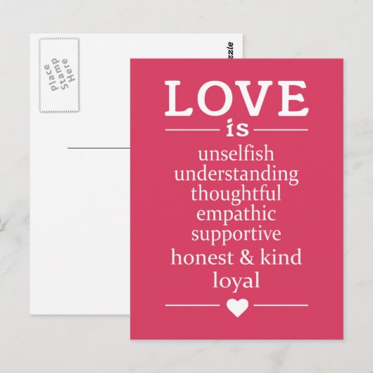 恋は…はがき ポストカード (正面/裏面)