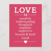 恋は…はがき ポストカード (正面)