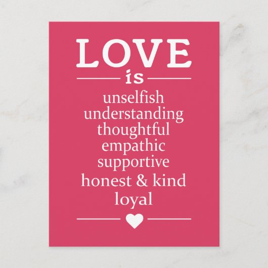 恋は…はがき ポストカード (正面)