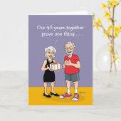 「恋は」45周年結婚記念 カード (黄色い花)