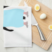 恋をしているペンギン キッチンタオル (四つ折り)