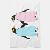 恋をしているペンギン キッチンタオル (縦)