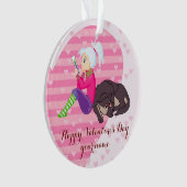 恋をしている女の子 オーナメント (正面)