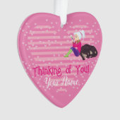 恋をしている女の子 オーナメント (正面)