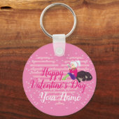 恋をしている女の子 キーホルダー (正面)