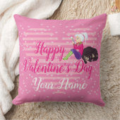 恋をしている女の子 クッション (ブランケット)