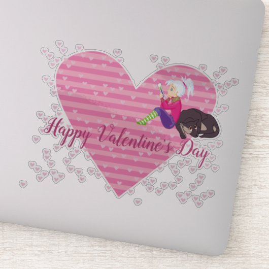 恋をしている女の子 シール (詳細)