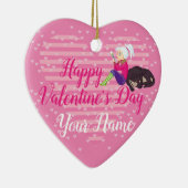 恋をしている女の子 セラミックオーナメント (右)