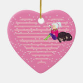 恋をしている女の子 セラミックオーナメント (裏面)