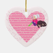 恋をしている女の子 セラミックオーナメント (裏面)