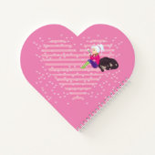 恋をしている女の子 ノートブック (裏面)