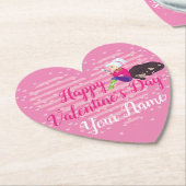 恋をしている女の子 ペーパーコースター (アングル)