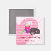 恋をしている女の子 マグネット (正面/裏面)