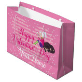 恋をしている女の子 ラージペーパーバッグ (正面アングル)