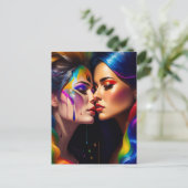 恋をする女性 ポストカード (スタンド正面)