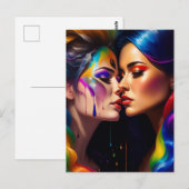 恋をする女性 ポストカード (正面/裏面)