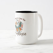 恋をする暇が無い ツートーンマグカップ (正面右)