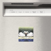 恋エレガントの白鳥 マグネット (インサイチュ (食洗機))