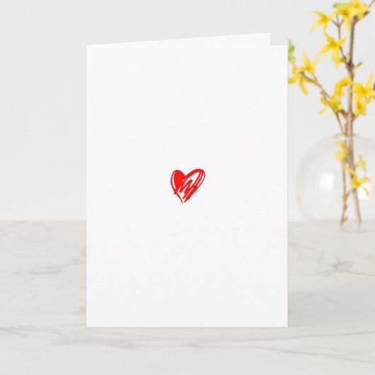 恋シンプルの詩 カード (黄色い花)