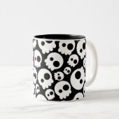 恋スカル ツートーンマグカップ (正面右)