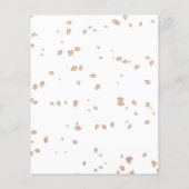 恋バジェットガールベビーシャワー招待状 チラシ (裏面)