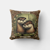 恋パーソナライズされたに苦しむ クッション (正面)