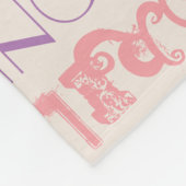 恋パーソナライズされたの名と言葉 フリースブランケット (角)