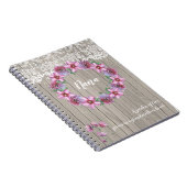 恋パーソナライズされたの庭 ノートブック (右側)