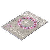 恋パーソナライズされたの庭 ノートブック (左側)