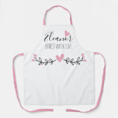 恋パーソナライズされたの焼いた妹の名前 エプロン (正面)