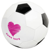 恋パーソナライズされたはバラ サッカーボール (3/4)