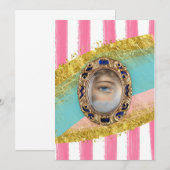 恋ビクトリアン人の目，オリジナルアート，招待 招待状 (正面/裏面)