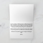 恋ピットブル犬がソファで寝る サンキューカード (内部)